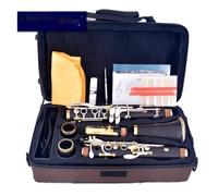 clarinetto strumento musicale Clarinetto professionale in ebano Sib 17 chiavi in legno di grenadilla in rame placcato argento