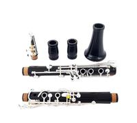 clarinetto strumento musicale Clarinetto professionale in ebano Una melodia Clarinetto in rame placcato argento a 17 chiavi
