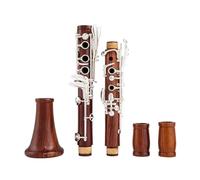 clarinetto strumento musicale Clarinetto professionale in legno Clarinetto in sib palissandro Chiavi argentate In legno massello il corpo del tubo ha una lunga durata 17 tasti