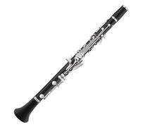 clarinetto strumento musicale Clarinetto professionale in legno di ebano Grenadilla in Sib Soprano 18 chiavi placcate in argento con custodia
