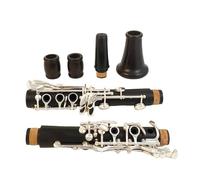 clarinetto strumento musicale Clarinetto professionale in legno rosso palissandro bB placcato oro 17 chiavi non facili da deformare