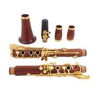 clarinetto strumento musicale Clarinetto professionale in sequoia Un clarinetto placcato oro in palissandro argentato/ebano In clarinetto in bachelite