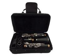 clarinetto strumento musicale Clarinetto professionale in Sib Clarinetti in bachelite Chiave in argento nichel Strumenti musicali Custodia Bocchino Ance Accessori