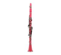 clarinetto strumento musicale Clarinetto rosa 17 tasti Bb B tono piatto strumento a fiato professionale clarinetto in bachelite con parte di strumento musicale scatola