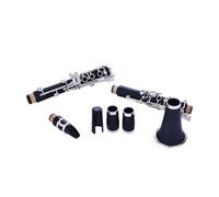 clarinetto strumento musicale Clarinetto Tubo nero Bachelite Sib 17 tasti Tasti nichelati Esame delle prestazioni per principianti
