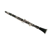 clarinetto strumento musicale Clarinetto Tubo nero Legno sintetico Si bemolle 17 tasti Tasti nichelati Esame delle prestazioni per principianti