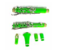 clarinetto strumento musicale Clarinetto verde Clarinetto in Sib Clarinetto a 17 chiavi placcato in nichelMateriale del corpo
