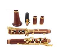 clarinetto strumento musicale Larinete profissional Redwood melodia 17 teclas banhado a prata cobre