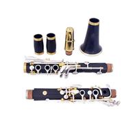 clarinetto strumento musicale Materiale chiaveRame-Nicke Clarinetto professionale in ebano Sib 17 chiavi Rame placcato argento Legno grenadilla