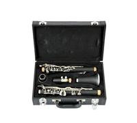clarinetto strumento musicale Nichelato 17 tasti Tasti in nichel argento Clarinetto alto in bacheca lavorazione squisita tono ricco buona qualità del suono