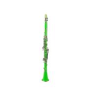 clarinetto strumento musicale Set di strumenti a fiato in resina clarinetto a 17 tasti in cupronichel nichelato ABS verde Sib