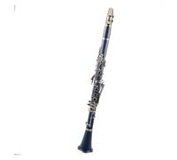 clarinetto strumento musicale Set di strumenti a fiato per clarinetto in Sib in resina rame-nichel blu nichelato a 17 tasti in ABS