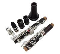 clarinetto strumento musicale Si bemolle 17 tasti placcati in argento Clarinetto Strumento in legno composito per principianti