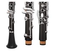 clarinetto strumento musicale Strumento per clarinetto per clarinetto a fiato sintetico con corpo in legno 17 tasti Si bemolle chiave per principianti professionista