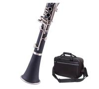 clarinetto strumento musicale Strumento per clarinetto piatto per clarinetto a 17 tasti in legno sintetico B-key per principianti esame entry-level prestazioni professionali