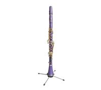 clarinetto strumento musicale Tubo in Sib per clarinetto 17K Clarinetto in ABS colorato con corpo Tubo in Sib blu nero Blu Verde Viola Giallo Tubo per clarinetto in Sib(Purple)