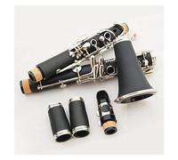 Clarinetto Strumento Strumento per clarinetto con corpo piatto in bachelite a 17 tasti B con custodia per clarinetto e accessori per ance