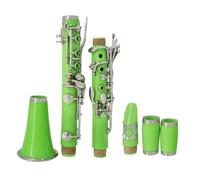 Clarinetto Tono Bb Verde Clarinetto In Resina ABS A 17 Tasti Con Ance Scatola Accessori Per Strumenti Musicali