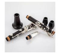 Clarinetto Tono Sib Chiavi In argento Nichel Ebano Strumenti Musicali Per Clarinetto Con Custodia Bocchino Ance