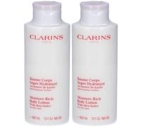 Clarins Baume Corps Balsamo Corpo Super Idratante 2x400 ml