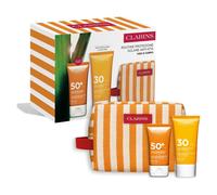 Clarins COFANETTO ROUTINE PROTEZIONE SOLARE ANTI-ETà CORPO E VISO