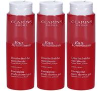 Clarins Eau Dynamisante Gel Doccia Fresco Energizzante 3x200 ml