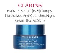 Clarins Hydra-Essentiel [HA2] Crema da notte per prugne, idrata e tempra 50 ml/1,7 once, tutti i tipi di pelle, cura della pelle originale