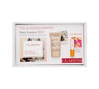 Clarins Nutri-Lumière Gift Set 60+ cofanetto regalo: Crema da giorno Nutri-Lumiére 50 ml + Crema da notte Nutri-Lumiére 15 ml + Olio per il benessere delle labbra 1,4 ml per Donna