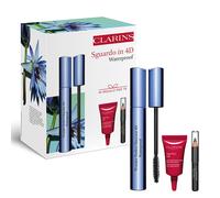 Clarins Sguardo in 4D Waterproof Mascara + Matita + Contorno Occhi + Double Serum Set