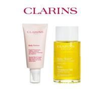 Clarins Tonic Body Treatment Oil e Body Partner Stretch Mark Expert Bundle, tutti i tipi di pelle, cura della pelle originale per il corpo