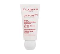 Clarins UV Plus 5P Multi-Protection Moisturizing Screen SPF50 fluido cutaneo protettivo e idratante 30 ml per Donna