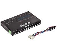 Clarion EQS755 Equalizzatore grafico audio per auto a 7 bande con ingresso ausiliario anteriore da 3,5 mm, ingresso ausiliario RCA posteriore e ingressi altoparlanti di alto livello, NERO