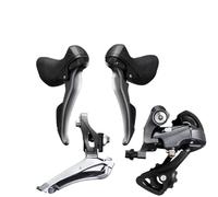 Claris R2000 Deralleur posteriore RD-R2000 SS Short Cage 2x8 Velocità compatibile con bici da 8 V Deralleur anteriore FD-R2000 e leve a doppio turno ST-R2000(RDSS FD-F Group)
