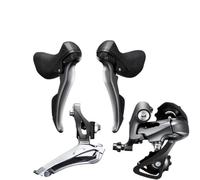 Claris R2000 Deralleur posteriore RD-R2000 SS Short Cage 2x8 Velocità compatibile con bici da 8 V Deralleur anteriore FD-R2000 e leve a doppio turno ST-R2000(RDGS FD-F Group)