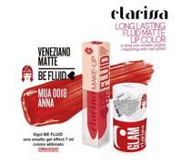 Clarissa Be Fluid Lip Color Anna Veneziano Matte 4 ml - Rossetto liquido