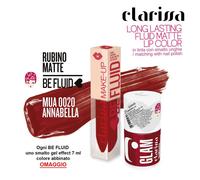 Clarissa Be Fluid Lip Color Annabella Rubino Matte 4 ml - Rossetto liquido