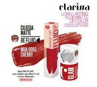 Clarissa Be Fluid Lip Color Ciliegia Opaco 4 ml - Rossetto liquido