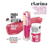Clarissa Be Fluid Lip Color Fragola Matte Amore - Tinta labbra liquida