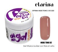 Clarissa Gel Trifasico OPTIMA Nude Tone 2 UV/LED (25g)