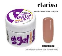 Clarissa Gel Trifasico OPTIMA Nude Tone 3 UV/LED (25g)