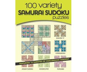 Clarity Media 100 Variety Samurai Sudoku Puzzles (Tascabile)