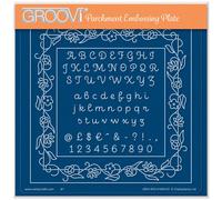 Clarity Stamps Groovi Pergamena Rilievo Piatti - Floreale Delizie Tutti