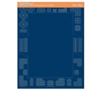 Clarity Stamps Groovi Piastra Compagno per A4 Quadrato Griglie