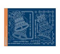 Clarity Stamps Linda It's A Wrap Piastra Groovi A4 Stencil Incisione