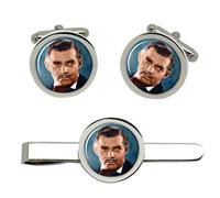 Clark Gable Gemelli E Fermacravatta Set