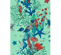 Clarke & Clarke Carta da parati Seaforest - Aqua