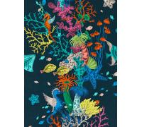 Clarke & Clarke Carta da parati Seaforest - Navy