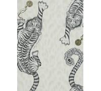 Clarke & Clarke Carta da parati Tigris - Monochrome