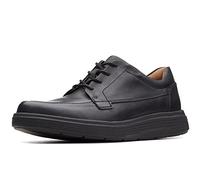 Clarks 261369847, Scarpe Stringate Derby Uomo, Nero (Black Leather-), 47 EU