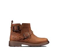 Clarks 261534676 Bambina Stivali Chelsea, Abbronzatura, 28.5 EU